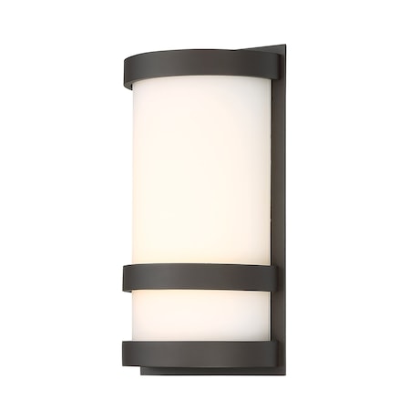 Dweled Latitude 10in LED Indoor and Outdoor Wall Light 3000K in Bronze WS-W526